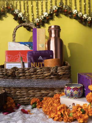 Festive Gift set of 9 Diwali essentials for warmth and cheer